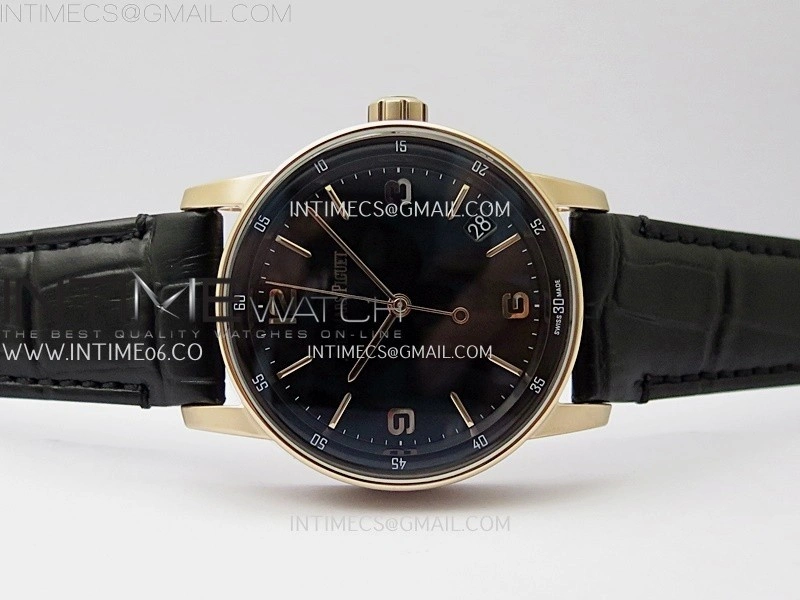 Code 11.59 RG 15210 APSF 1:1 Best Edition Black Dial on Black Leather Strap SA4302 Super Clone